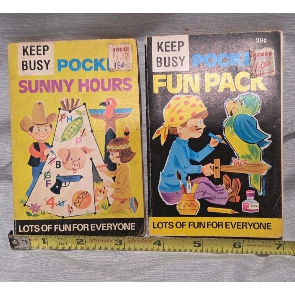 Keep Busy Pocket Fun Pack And Sunny Hours Lot 2x